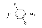 2-chloro-5-fluoro-4-methoxyaniline Structure