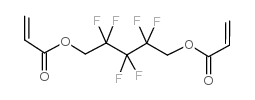 2,2,3,3,4,4-六氟-1,5-二丙烯酸戊酯结构式