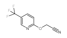 2-[[5-(三氟甲基)-2-吡啶]氧基]乙腈结构式