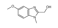 5-甲氧基-1-甲基-1H-苯并咪唑-2-甲醇结构式