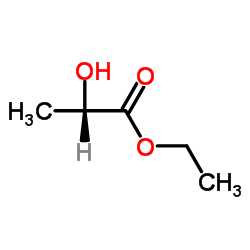 (-)-乳酸乙酯结构式