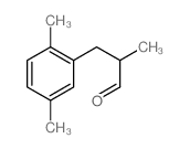 3-(2,5-dimethylphenyl)-2-methyl-propanal结构式