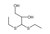 (2R)-3,3-bis(ethylsulfanyl)propane-1,2-diol Structure