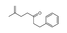 6-methyl-1-phenylhept-6-en-3-one结构式