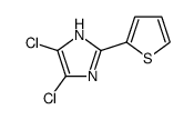 4,5-dichloro-2-(thiophen-2-yl)-1H-imidazole结构式
