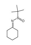 N-cyclohexylidene-2-methylpropane-2-sulfinamide Structure