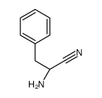 (2S)-2-amino-3-phenyl-propanenitrile结构式