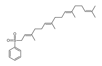 3,7,11,15-Tetramethylhexadeca-2,6,10,14-tetrenyl(phenyl) sulfone Structure