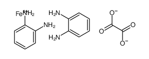 benzene-1,2-diamine,iron(2+),oxalate Structure