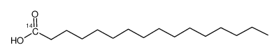 Hexadecanoic-1-14C acid Structure