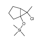 ((6-chloro-6-methylbicyclo[3.1.0]hexan-1-yl)oxy)trimethylsilane结构式