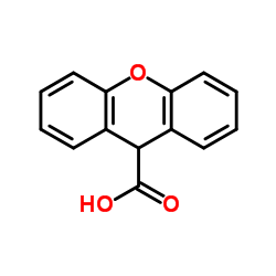 呫吨-9-羧酸结构式