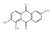 9,10-Anthracenedione,1,2,6-trihydroxy-结构式