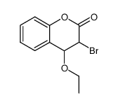 3-bromo-4-ethoxychroman-2-one Structure