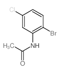 N-乙酰基-2-溴-5-氯苯胺结构式