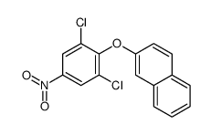 2-(2,6-dichloro-4-nitrophenoxy)naphthalene Structure