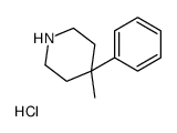 4-甲基-4-苯基哌啶盐酸盐结构式