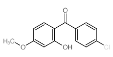 4’-氯-2-羟基-4-甲氧基二苯甲酮结构式