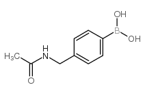 (4-acetamidomethylphenyl)boronic acid Structure