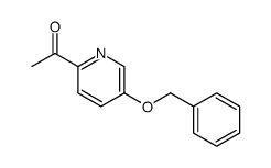1-[5-(苯基甲氧基)-2-吡啶]-乙酮结构式