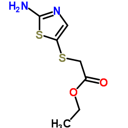 2-(2-氨基噻唑-5-硫基)乙酸乙酯图片