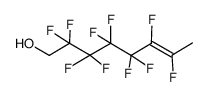 (E)-2,2,3,3,4,4,5,5,6,7-decafluorooct-6-en-1-ol结构式