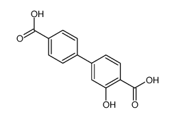 3-羟基-[1,1'-联苯]-4,4'-二羧酸结构式