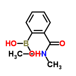 [2-(Dimethylcarbamoyl)phenyl]boronic acid Structure