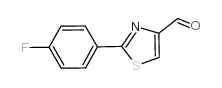 2-(4-氟苯基)-1,3-噻唑-4-甲醛结构式