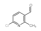 6-氯-2-甲基吡啶-3-甲醛结构式