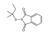 2-(2-methylbutan-2-ylsulfanyl)isoindole-1,3-dione结构式