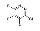 3-chloro-4,5,6-trifluoropyridazine Structure