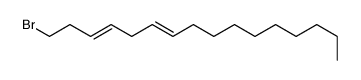 1-bromohexadeca-3,6-diene结构式