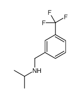 N-[[3-(trifluoromethyl)phenyl]methyl]propan-2-amine Structure