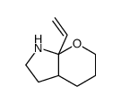 7a-ethenyl-3,4,4a,5,6,7-hexahydro-2H-pyrano[2,3-b]pyrrole结构式