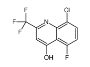 8-chloro-5-fluoro-2-(trifluoromethyl)-1H-quinolin-4-one Structure