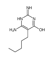 2,6-diamino-5-pentyl-1H-pyrimidin-4-one Structure