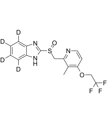 兰索拉唑-D4结构式