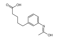 5-(3-Acetamidophenyl)pentanoic acid Structure