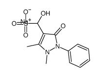sodium 2,3-dihydro-alpha-hydroxy-1,5-dimethyl-3-oxo-2-phenyl-1H-pyrazole-4-methanesulphonate Structure