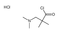 3-(dimethylamino)-2,2-dimethylpropanoyl chloride,hydrochloride结构式