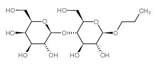 正丙基 beta-乳糖苷结构式