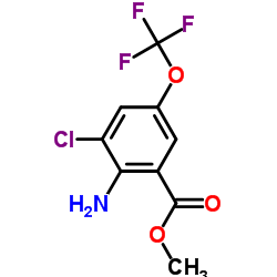 2-氨基-3-氯-5-三氟甲氧基苯甲酸甲酯图片