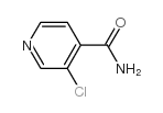 3-氯吡啶-4-羧胺结构式