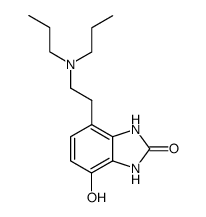 4-hydroxy-7-<2-(N,N-dipropylamino)ethyl>benzimidazol-2(3H)-one Structure
