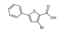 3-Bromo-5-phenylthiophene-2-carboxylic acid Structure