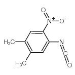 4,5-二甲基-2-硝基苯基异氰酸酯结构式