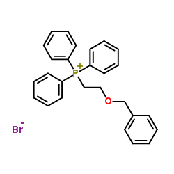 (2-BENZYLOXYETHYL)TRIPHENYLPHOSPHONIUM BROMIDE结构式