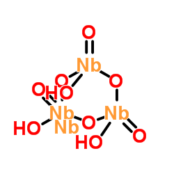 niobium; 2,4,6-trihydroxy-1,3,5-trioxa-2λ5,4λ5,6λ5-triniobacyclohexane 2,4,6-trioxide Structure