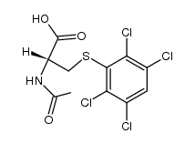 2,3,5,6-Tetrachlorobenzene mercapturate结构式